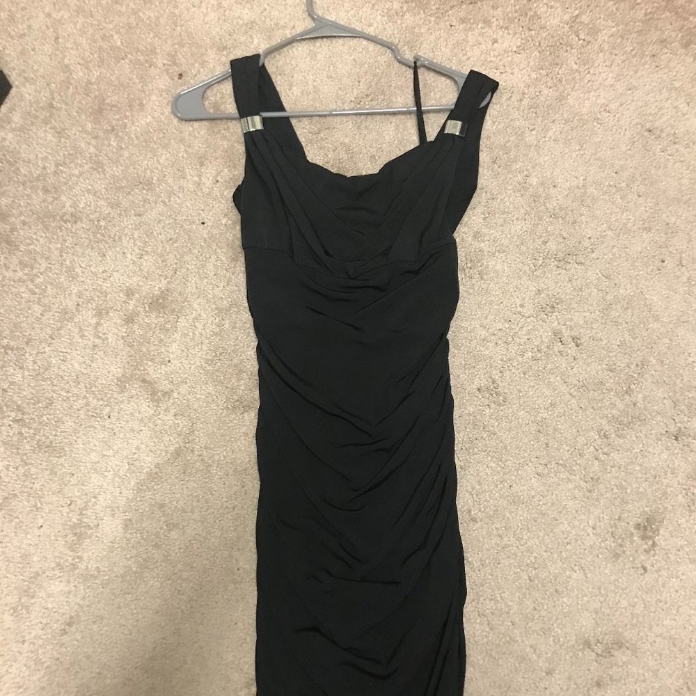 WHBM Instantly Slimming Black Dress